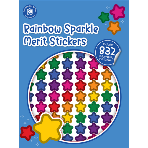 Rainbow Sparkle Merit Sticker Book